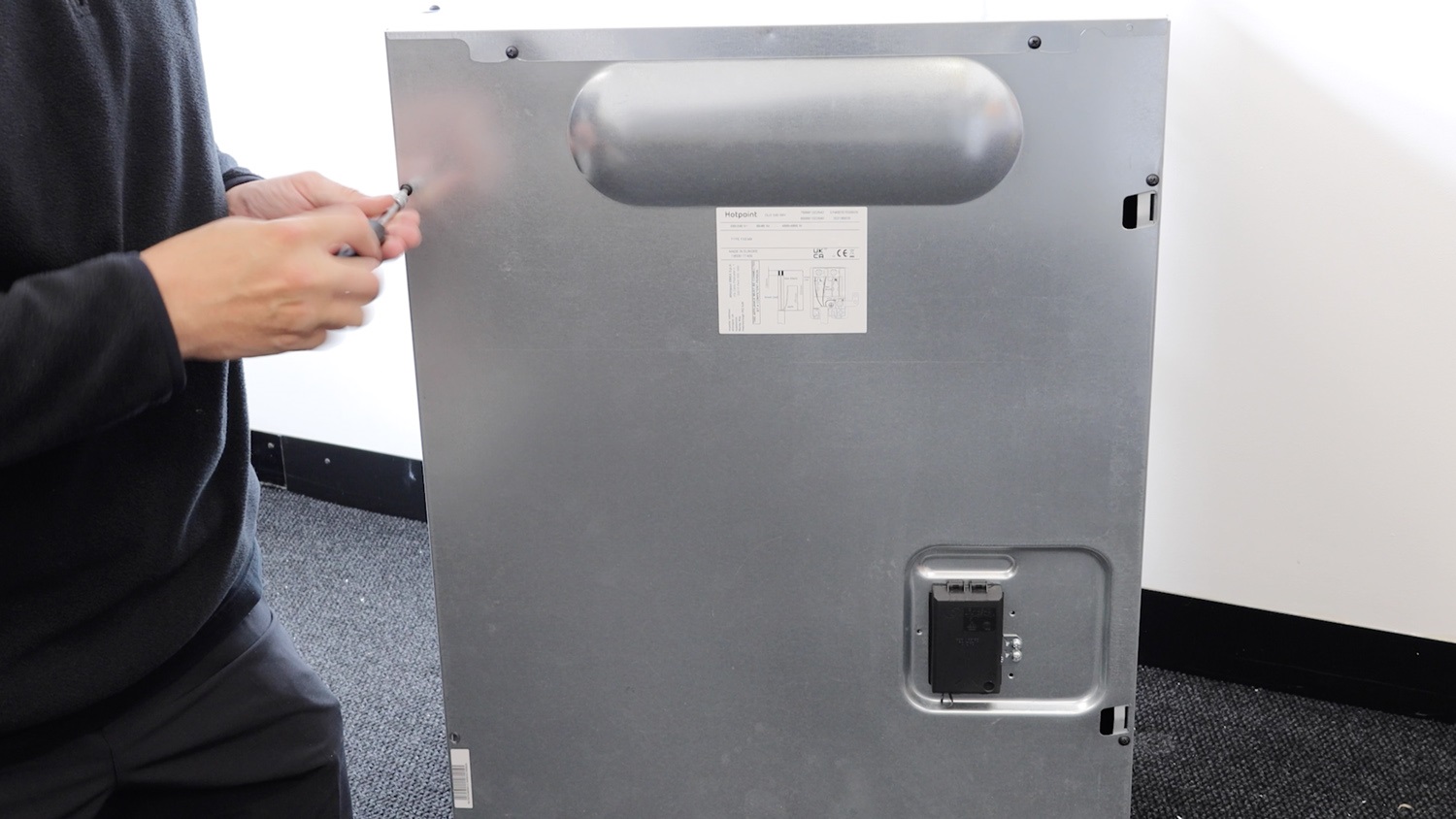 Remove screws on back